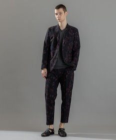 JOSEPH HOMME 新型・新柄【洗える/ストレッチ/シワになりにくい】クールドッツストレッチ メキシカンプリント ジャケット