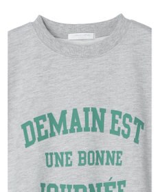 Green Parks ７分袖ロゴ裏毛プルオーバー