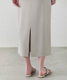 BEIGE， NADIA / 異素材ライン ストレッチニットスカート