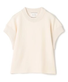 BEIGE， 【洗える・Oggi 11月号掲載】LAURA / ドライタッチ異素材リブニット