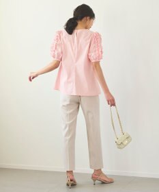 Feroux 【洗える】美シルエットカラーテーパード パンツ