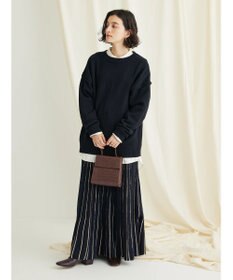 CRAFT STANDARD BOUTIQUE 配色ストライプニットスカート