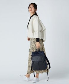 Y'SACCS ナイロン×牛革コンビシリーズ リュックサック Mサイズ