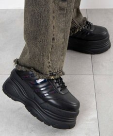 WEGO 超厚底ラインスニーカー