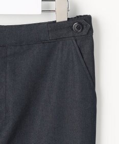 J.PRESS LADIES L 【WEB限定カラーあり】TCシャンブレーサテンST テーパード パンツ