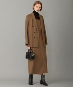 ICB L 【洗える】ウール2WAYストレッチ キャミソールワンピース