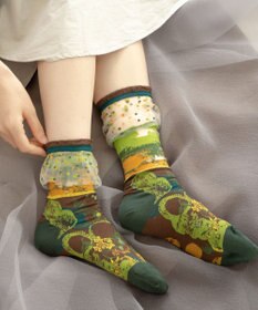 COQ LANDSCAPE シアーハイソックス