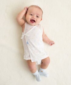 MIKI HOUSE HOT BISCUITS 【50-60cm】 メッシュ素材 ノースリーブ短肌着