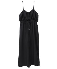 Green Parks 胸元バルーンウエストリボンサロペット