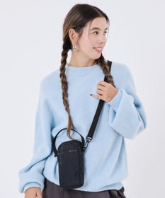 LeSportsac MINI PHONE CROSSBODY/リサイクルドブラックJP