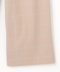 自由区 【洗える】ウィンドウペーンチェックワイド パンツ