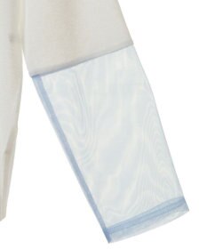 Green Parks Ｍｉｆｆｙ／袖配色シアーープルオーバー