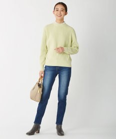 J.PRESS LADIES L 【驚異の伸縮性】10oz Stretch Denim ストレートデニムパンツ