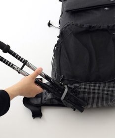 JOSEPH ABBOUD MOUNTAIN 【軽量/ECO撥水/サスティナブル素材/サコッシュが取り外せる】リサイクルリップストップ バックパック 33L