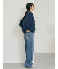 AMERICAN HOLIC モールヤーン片畦Ｖネックニットプルオーバー