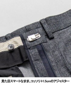 GOTAIRIKU 仕事で着られる 秋冬の綿パン【ストレッチ】コットンモールスキンストレッチパンツ