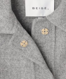 BEIGE， CHAMPIONNET / ウールメルトン シャツジャケット