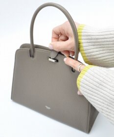 blancle シュリンクレザー ワンハンドルフォーマルバッグ