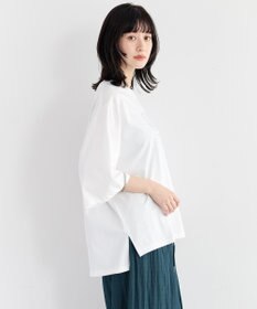 YECCA VECCA 【UVカット】ワイドスリーブ箔プリントTee