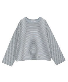 AMERICAN HOLIC カラーボーダークロップド丈プルオーバー