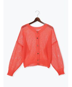 Te chichi 【WEB限定カラーあり】ペーパータッチヤーン2wayメッシュニット