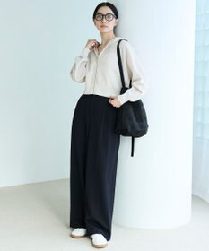 UNFILO タックワイドパンツ