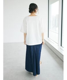 CRAFT STANDARD BOUTIQUE 【ＵＶカット】布帛切り替えプルオーバー