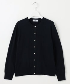 J.PRESS LADIES L 【洗える】レーヨンエリートストレッチ クルーネック カーディガン