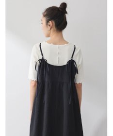 earth music&ecology バックリボンキャミワンピース