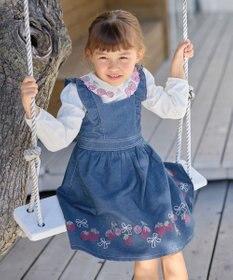 ANY KIDS 【チェリーベリーシリーズ】刺繍 ブラウス