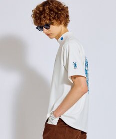 PW CIRCULUS 【吸水速乾 / UV遮蔽率99.5% UVカット / ストレッチ】【MEN】アニマルグラフィックモックT ゴルフ