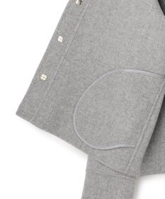 BEIGE， CHAMPIONNET / ウールメルトン シャツジャケット