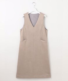J.PRESS LADIES L 【洗える】スウェードダンボール ジャンパースカート
