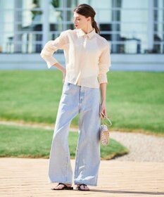 BEIGE， MAPLE / ボクシーブラウス