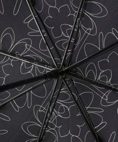 MOONBAT 【新色追加/耐風】ランバン オン ブルー 長傘 フラワー柄サテンジャガードプリント