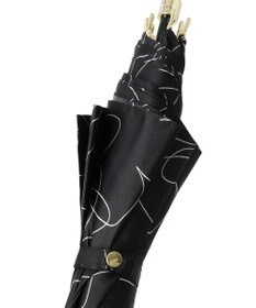 MOONBAT 【新色追加/耐風】ランバン オン ブルー 長傘 フラワー柄サテンジャガードプリント