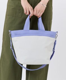 LeSportsac BUCKET TOTE/メレンゲ/ペリウィンクルドリーム