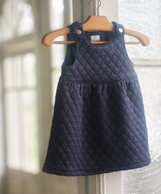 組曲 KIDS 【80-100cm】キルトジャガード ジャンスカ