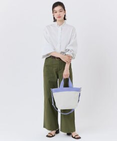 LeSportsac BUCKET TOTE/メレンゲ/ペリウィンクルドリーム