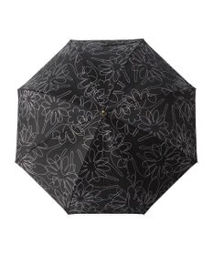 MOONBAT 【新色追加/耐風】ランバン オン ブルー 長傘 フラワー柄サテンジャガードプリント