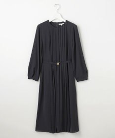 自由区 L 【19号サイズまで展開】ライトサテン ワンピース