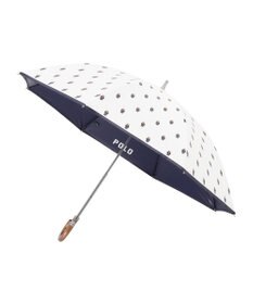 MOONBAT POLO RALPH LAUREN 晴雨兼用日傘 長傘 ポロベアプリント／一級遮光 遮熱 UV