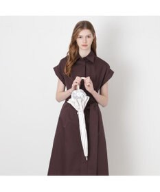 MOONBAT 【日傘】ポール & ジョー (PAUL & JOE　ACCESSOIRES) クリザンテームワンポイント フリル 雨の日OK スライド式 一級遮光 遮熱 UV