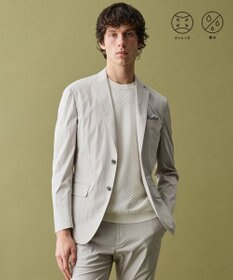 JOSEPH ABBOUD 【ストレッチ/軽量/Eco撥水/オーガニックコットン使用】マイクロピケストレッチジャケット