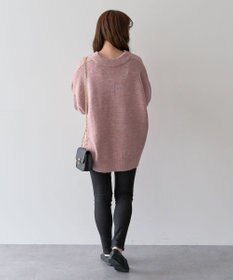 Green Parks ・Ｐｅｔｉｔ　Ｆｌｅｕｒ　深Ｖネックニットチュニック