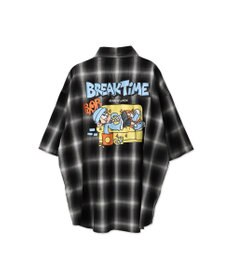 WEGO 【ユニセックス着用アイテム/綿100%/MLサイズ展開】別注NEW　JACKオンブレチェックシャツ（S）