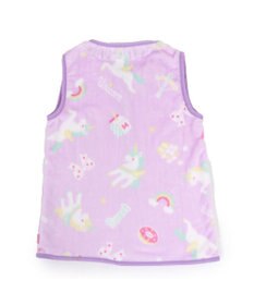 Mother garden マザーガーデン ユニコーン ふわふわ キッズ スリーパー 《ポップ柄》 M/L サイズ あったかベスト