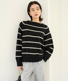 UNFILO カシミヤブレンド オフネックニット