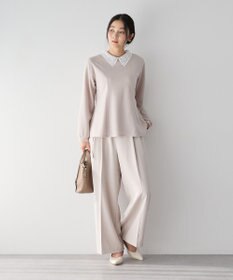 YECCA VECCA 2wayレース襟ブラウス