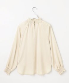 Feroux 【WEB一部店舗限定】スタンドネック ブラウス